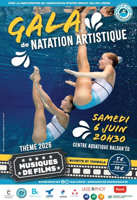 Gala annuel de natation artistique