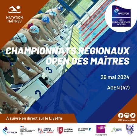 BILAN CHAMPIONNATS RÉGIONAUX OPEN DES MAÎTRES À AGEN